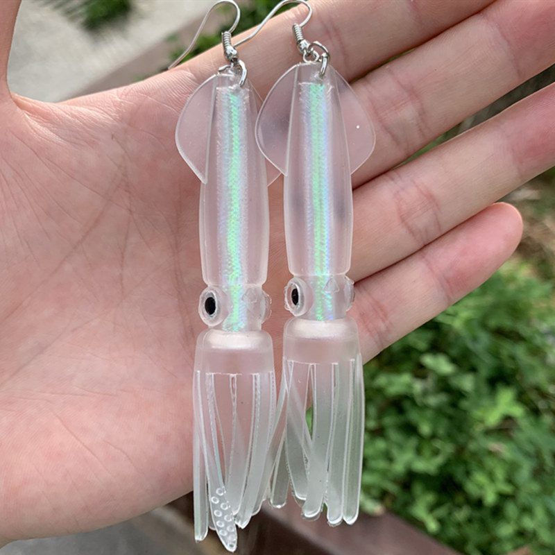 Fishing Lure Soft Plastic - Noctilucence/สีหลอดปลาหมึก Soft Lure Peralatan Pancing Bionic