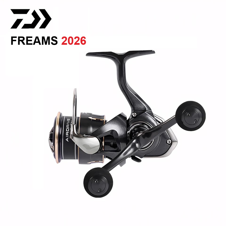 Abu Garcia Reel Revo - รอกสปินนิ่ง DAIWA 2026 FREAMS, รอกตกปลาสำหรับน้ำจืดและน้ำเค็ม, รอกตีไกลอเนกประสงค์สำหรับตกปลาด้วยเหยื่อปลอม