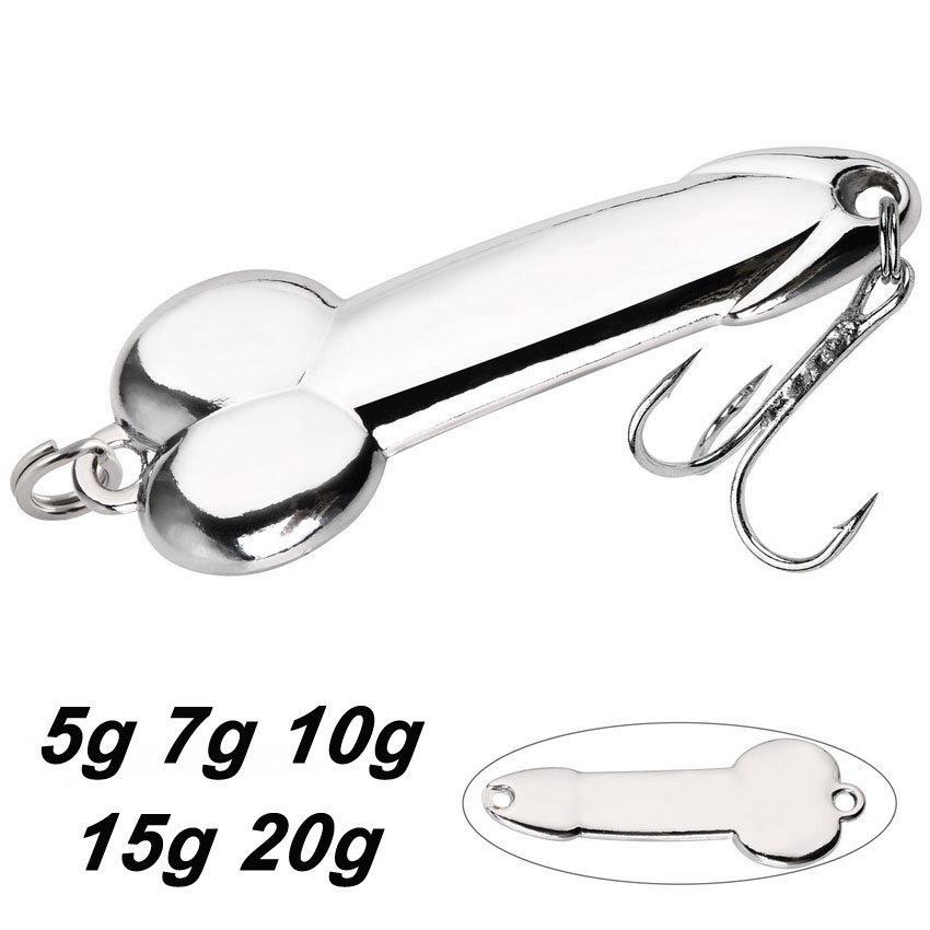 Fishing Lure Spinnerbait - เหยื่อตกปลาโลหะทรงอวัยวะเพศชาย5g 10g 15g 20g เหยื่อเลื่อมทองเหยื่อปลอมเหยื่อแข็งจับ Pesca