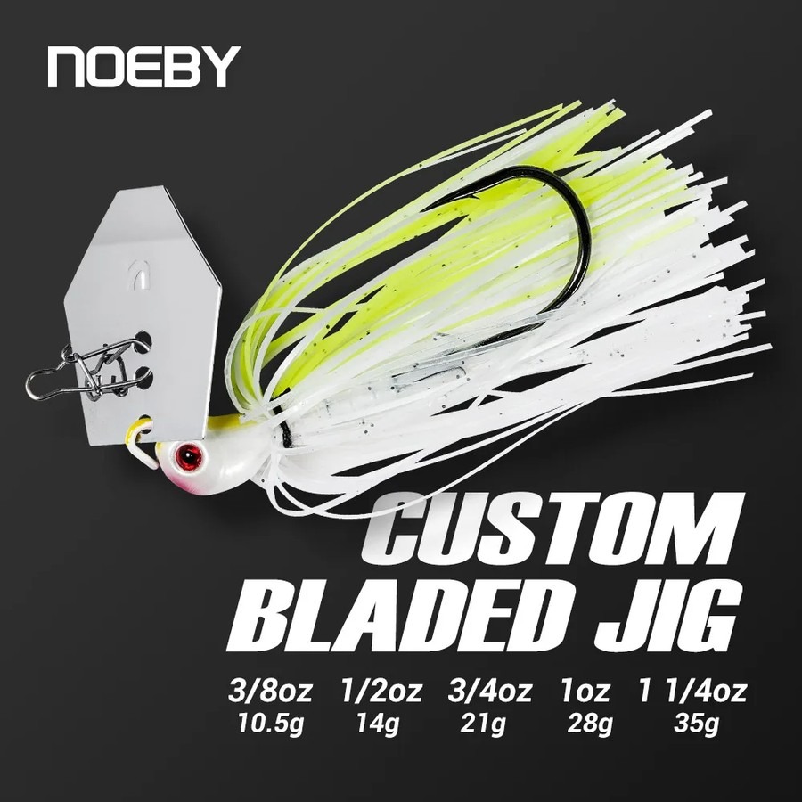 Fishing Lure Buzzbait - เหยื่อตกปลา Noeby Chatterbait Bladed Jig 10.5-35