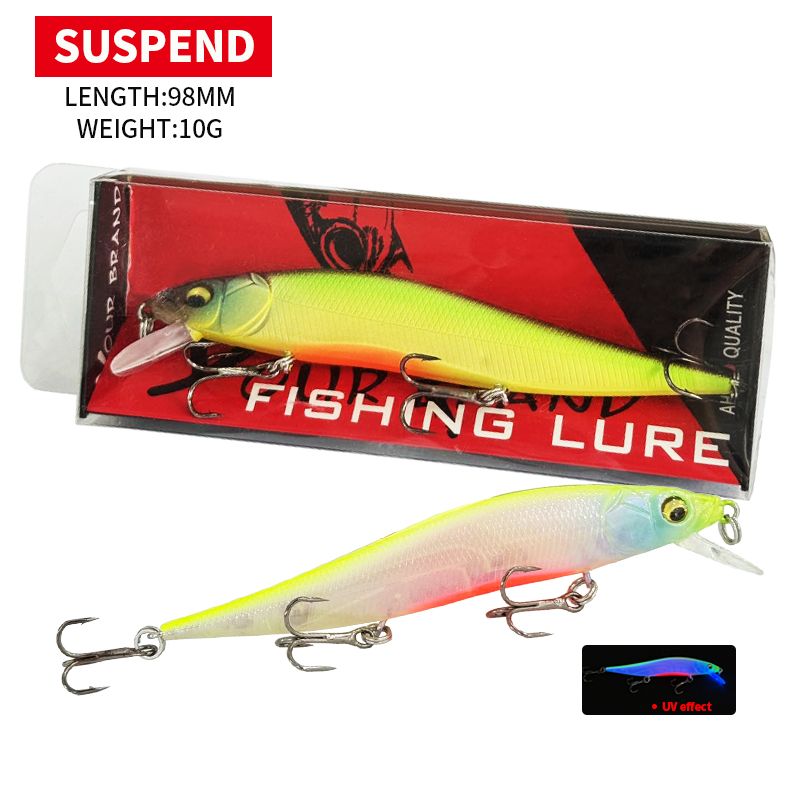 Fishing Lure Jerkbait - เหยื่อปลอมแบบจมน้ำ 98 มม. 10 กรัม รุ่น