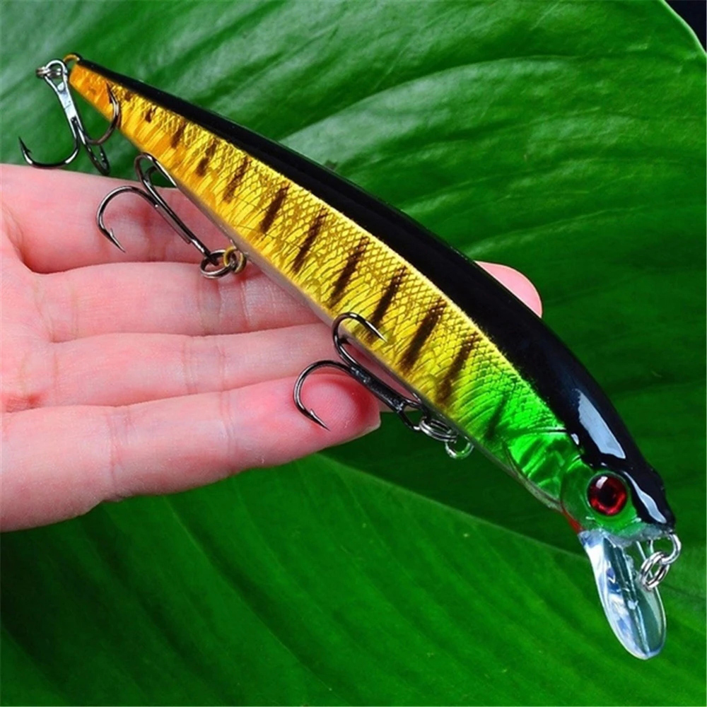 Fishing Lure Topwater - 1Pcs เหมือนจริง Wobbler เหยื่อล่อปลา3D ตา14ซม./18.5G Minnow