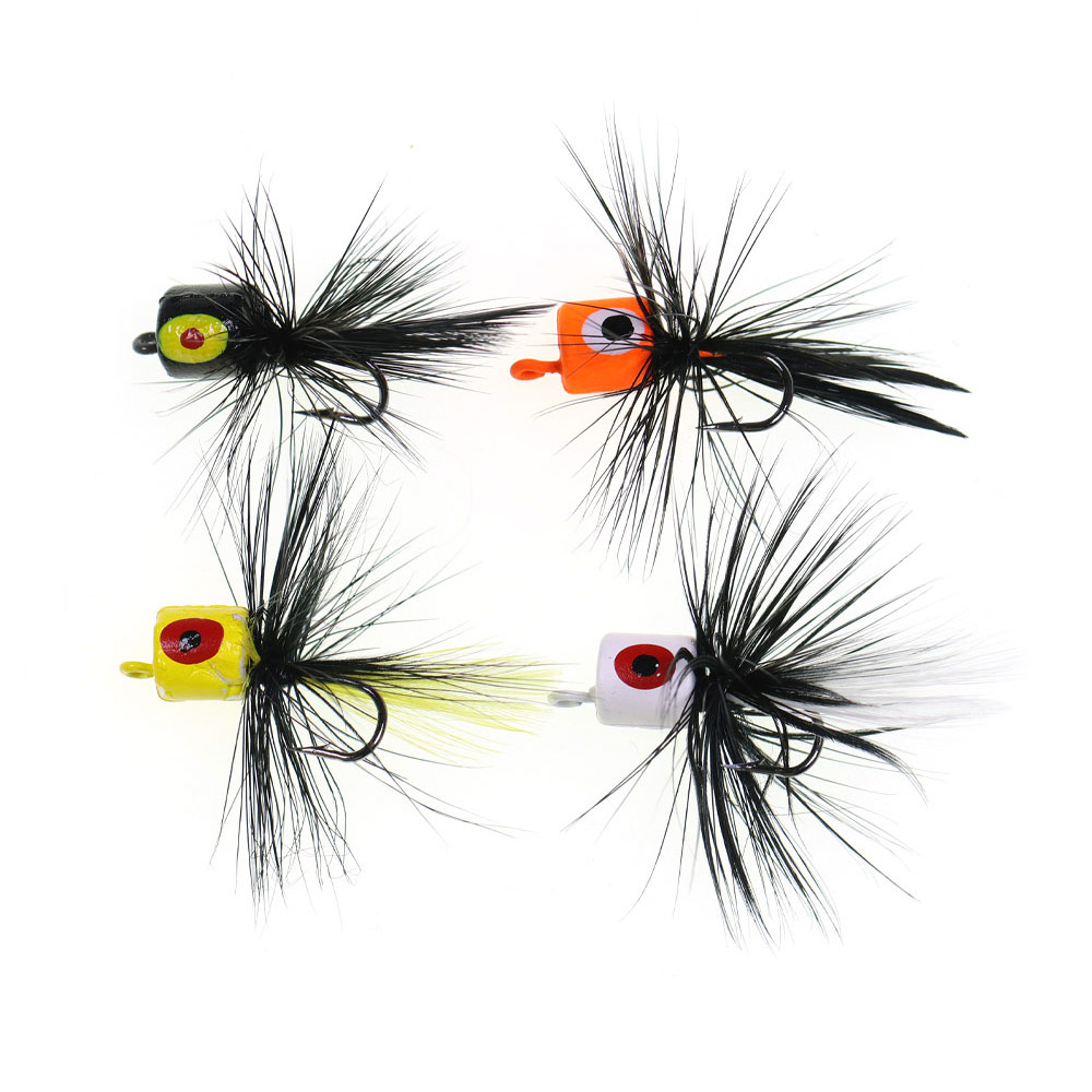 Fishing Lure Popper - ขนาด 4 ชิ้น # เหยื่อปลอมแบบลอยน้ำ 10