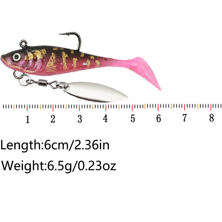 เหยื่อปลอมแบบ T-Tail 5 ชิ้น สำ - Fishing Lure Swimbait บทวิจารณ์และราคา