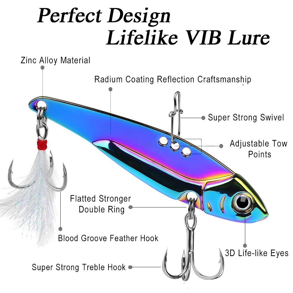เหยื่อตกปลาโลหะสีสันสดใสแบบ VI - Fishing Lure Spoon บทวิจารณ์และราคา