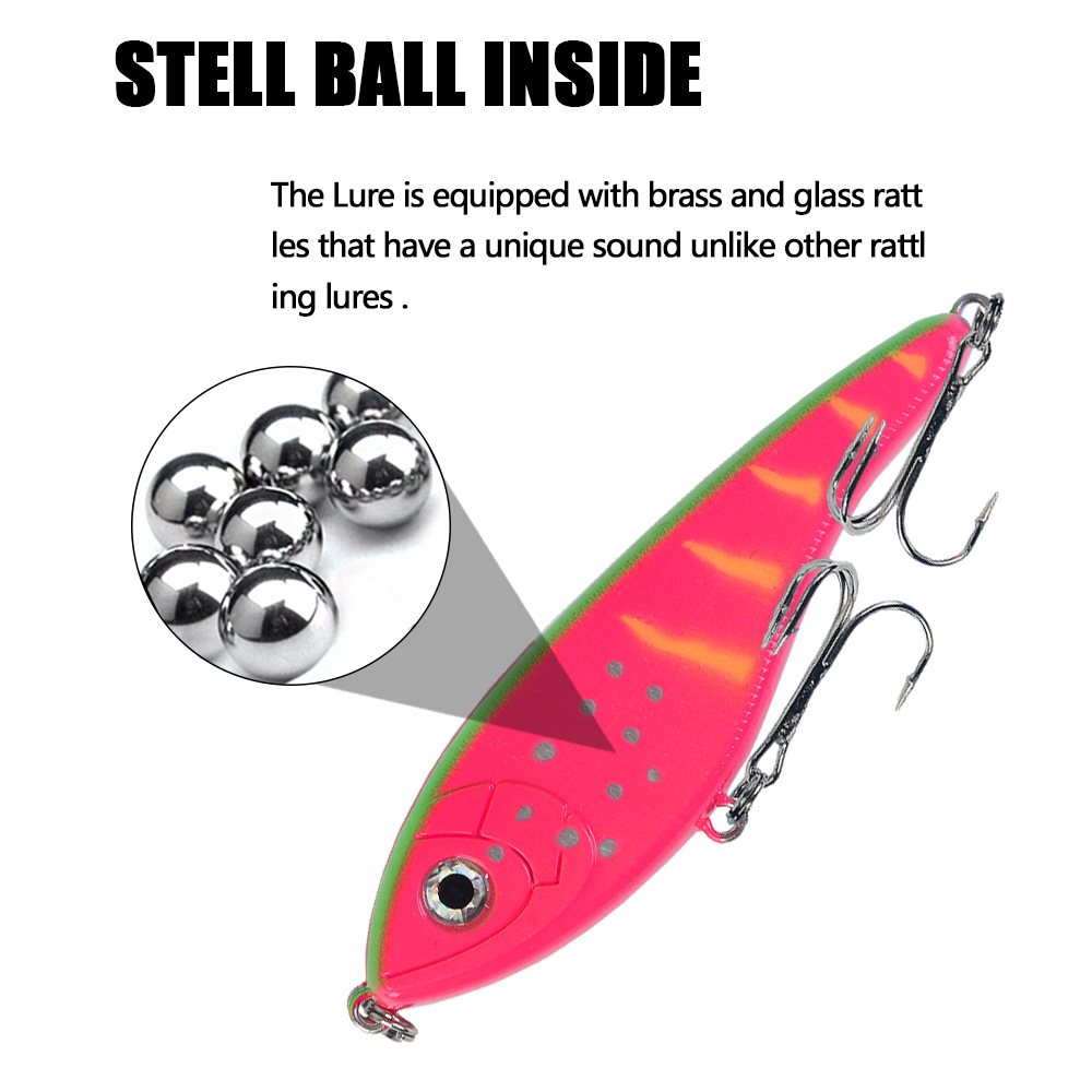 เหยื่อปลอมแบบสั่นสะเทือนขนาด 1 - Fishing Lure Jerkbait บทวิจารณ์และราคา