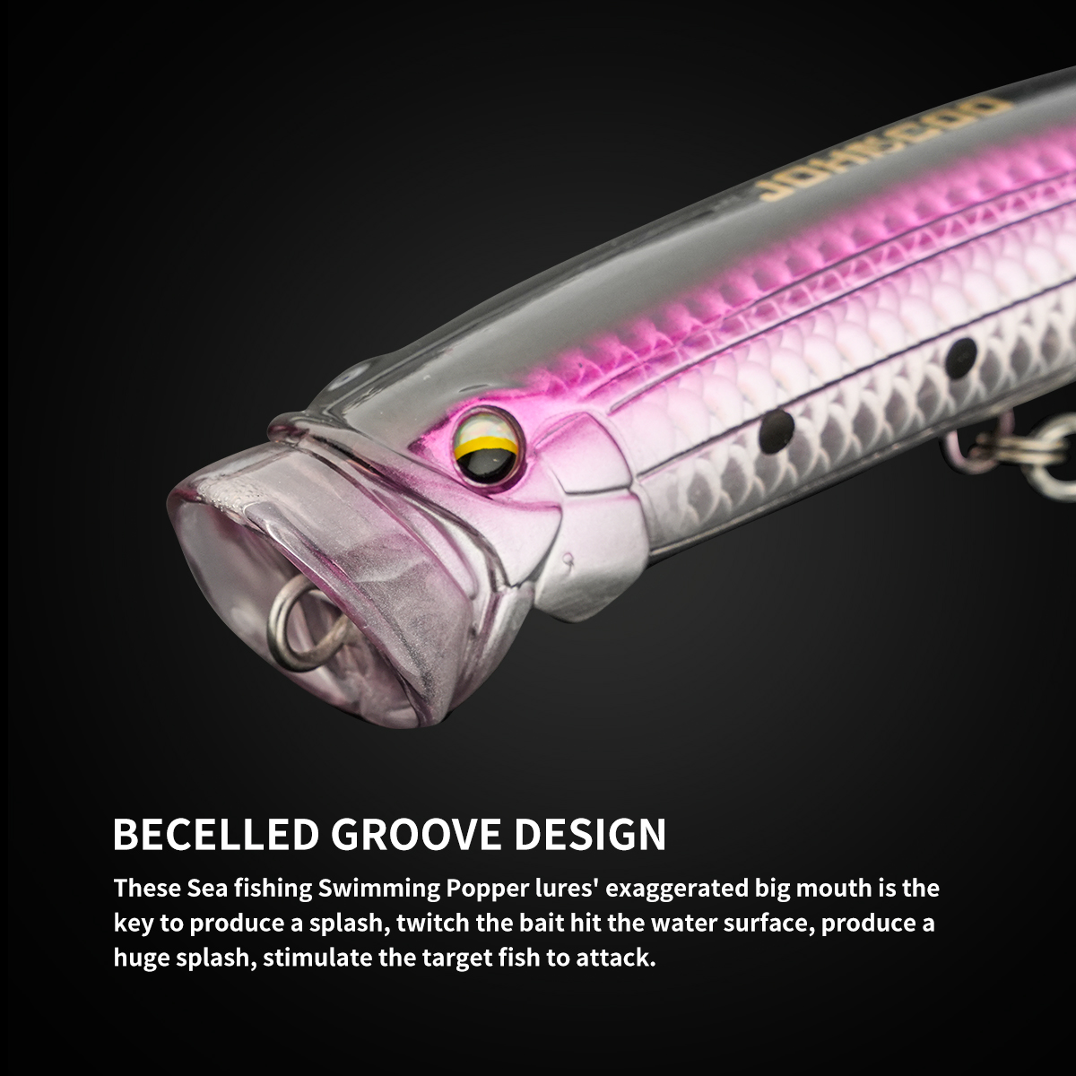 เหยื่อตกปลา Johncoo Popper เหย - Fishing Lure Popper บทวิจารณ์และราคา
