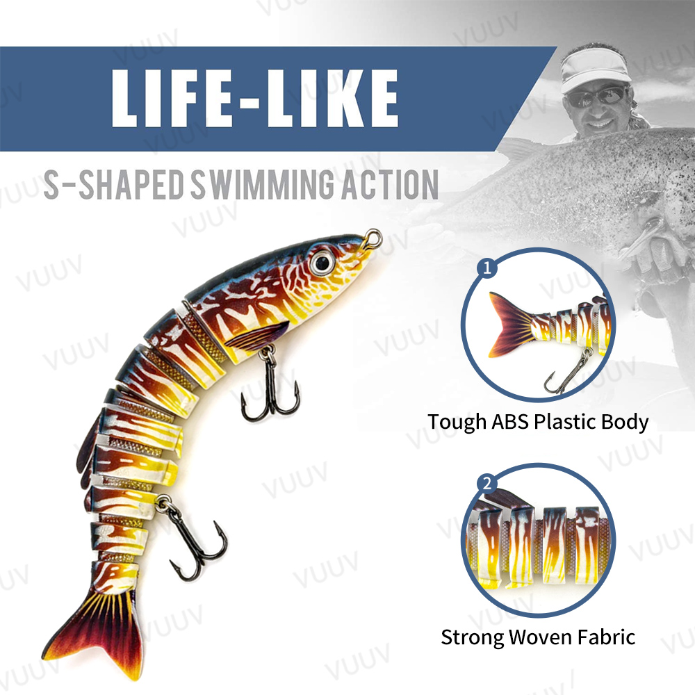 เหยื่อตกปลา 100 ชิ้น สำหรับตกป - Fishing Lure Swimbait บทวิจารณ์และราคา