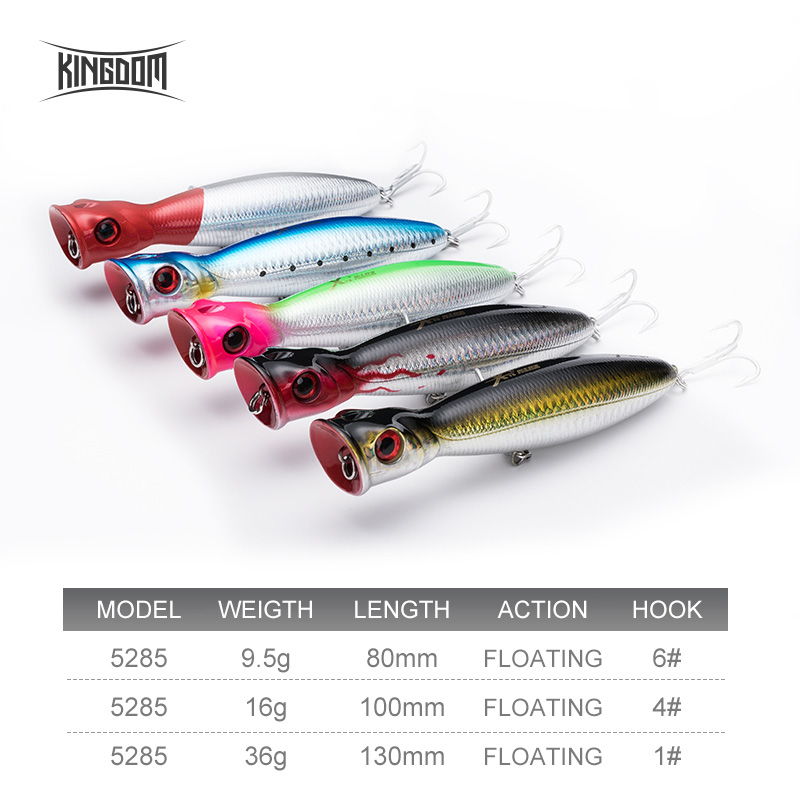 Kingdom ลอย Popper Fishing Lur - Fishing Lure Popper บทวิจารณ์และราคา