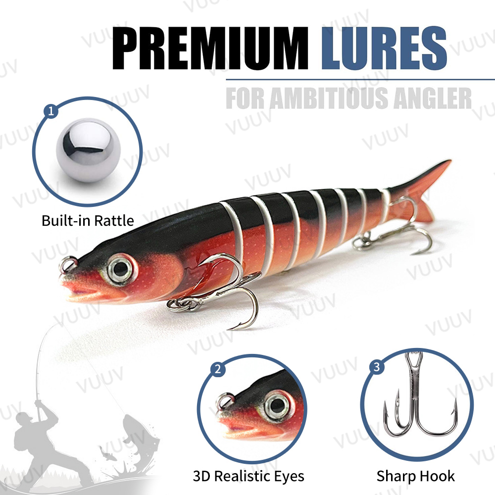 เหยื่อตกปลา 10 ชิ้น สำหรับปลาแ - Fishing Lure Swimbait บทวิจารณ์และราคา