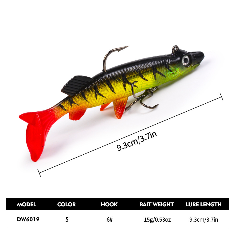 เหยื่อปลอมแบบ T-Tail Swimbaits - Fishing Lure Swimbait บทวิจารณ์และราคา