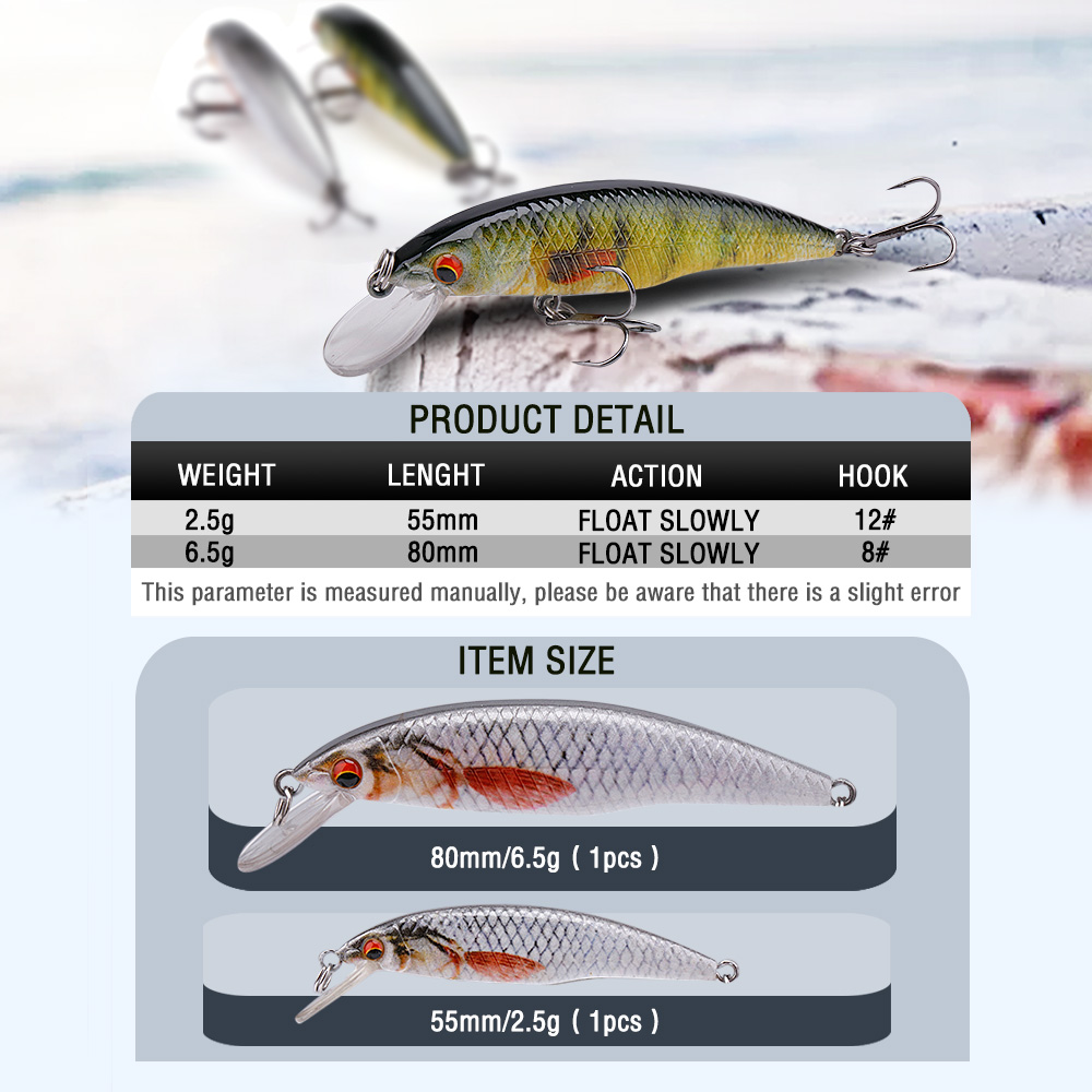 GOBASS Jerkbait การล่าสัตว์ตกป - Fishing Lure Jerkbait บทวิจารณ์และราคา