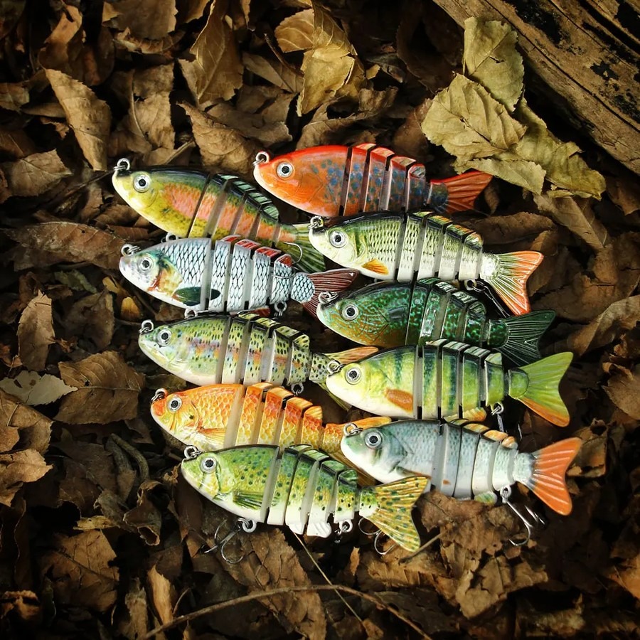 เหยื่อตกปลาแบบสมจริง 1 ชิ้น ขน - Fishing Lure Swimbait บทวิจารณ์และราคา