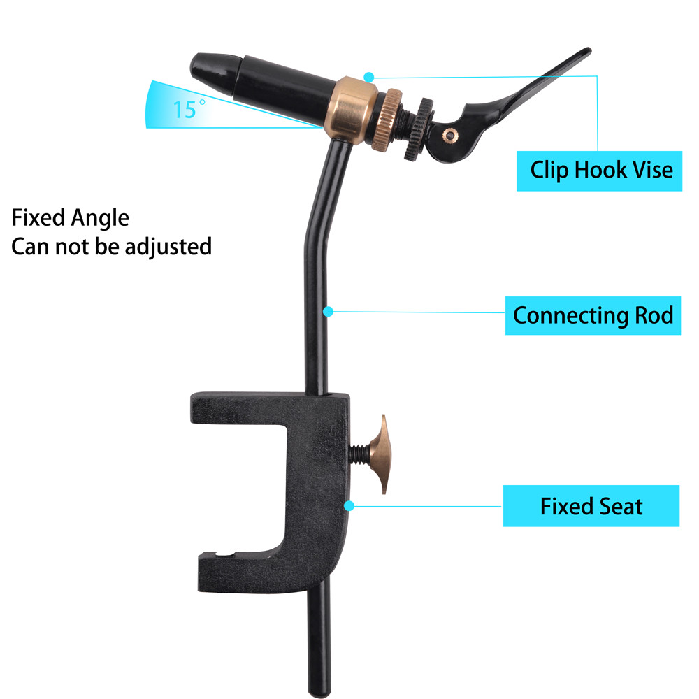 ROTARY Fly Tying Vise เครื่องม - Fishing Lure Making Kit บทวิจารณ์และราคา