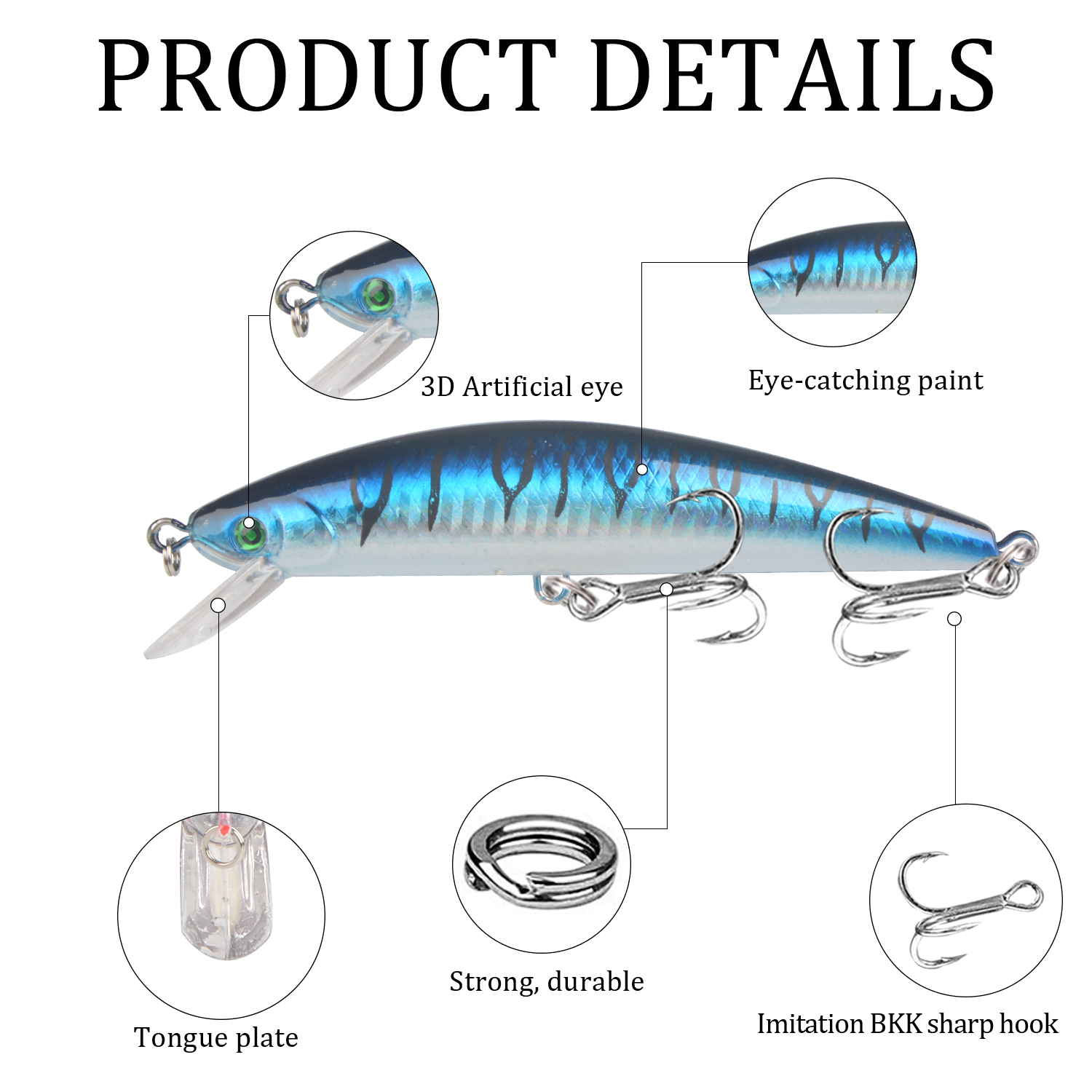 1Pcs Sinking เหยื่อปลาซิว12ซม. - Fishing Lure Crankbait บทวิจารณ์และราคา
