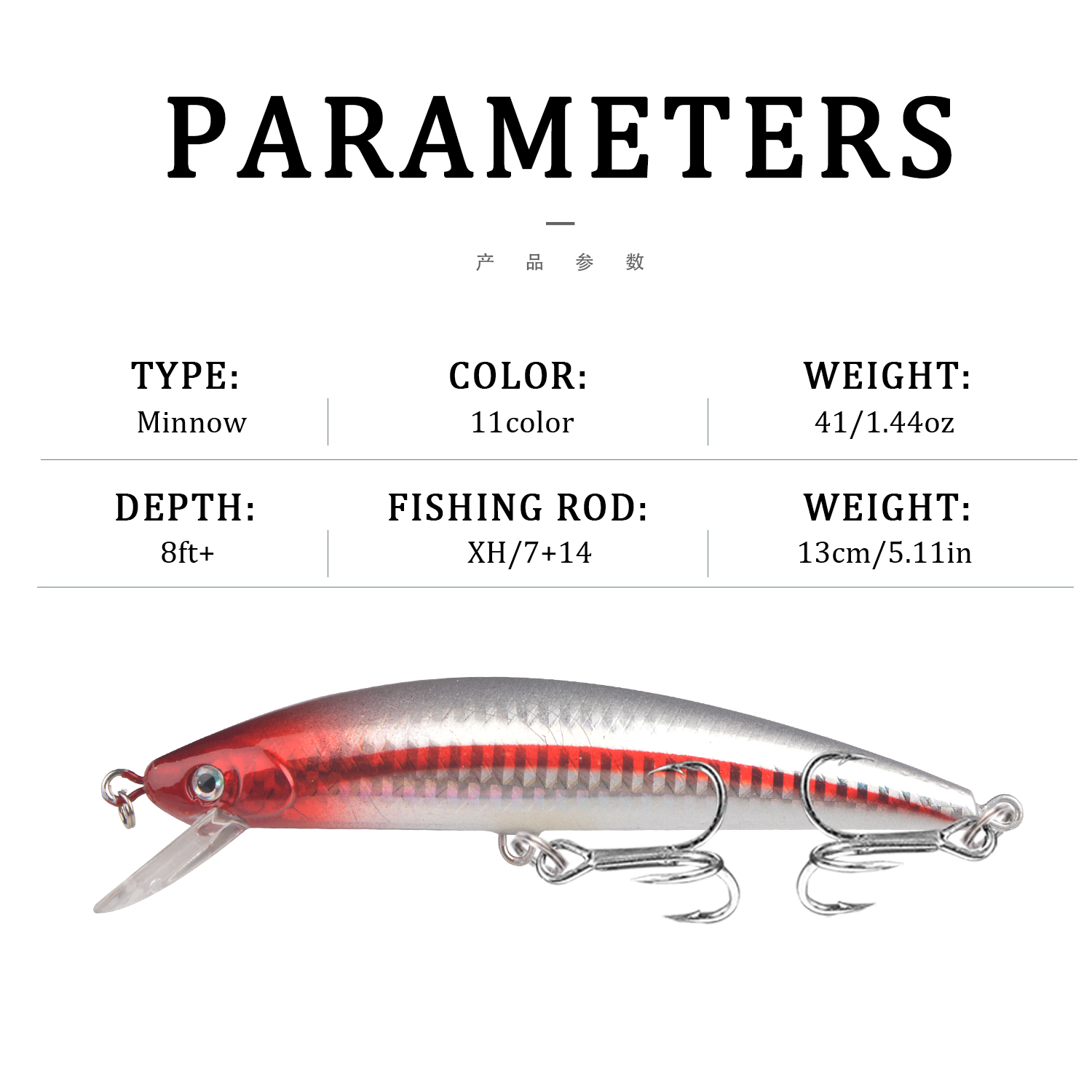 1Pcs Sinking เหยื่อปลาซิว12ซม. - Fishing Lure Crankbait บทวิจารณ์และราคา