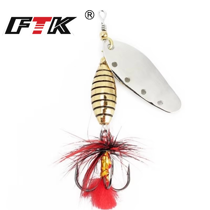 FTK 6g 12g 16g โลหะ Spinner เห - Fishing Lure Swimbait บทวิจารณ์และราคา