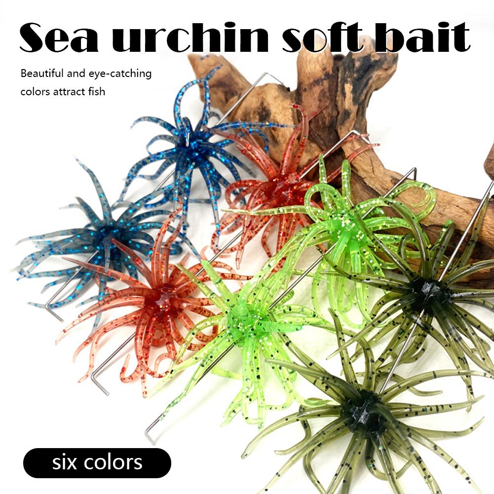 เหยื่อตกปลาซิลิโคนรูปเม่นทะเล  - Fishing Lure Swimbait บทวิจารณ์และราคา
