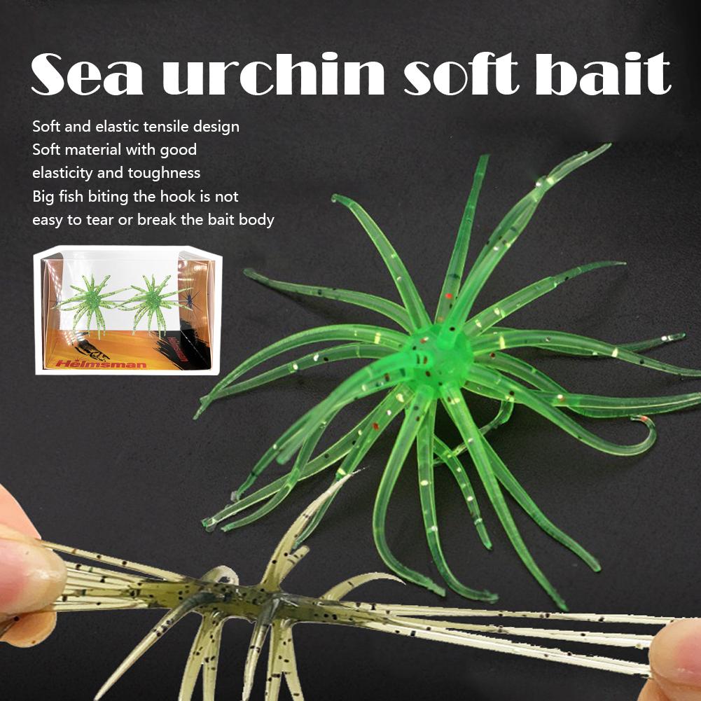 เหยื่อตกปลาซิลิโคนรูปเม่นทะเล  - Fishing Lure Swimbait บทวิจารณ์และราคา