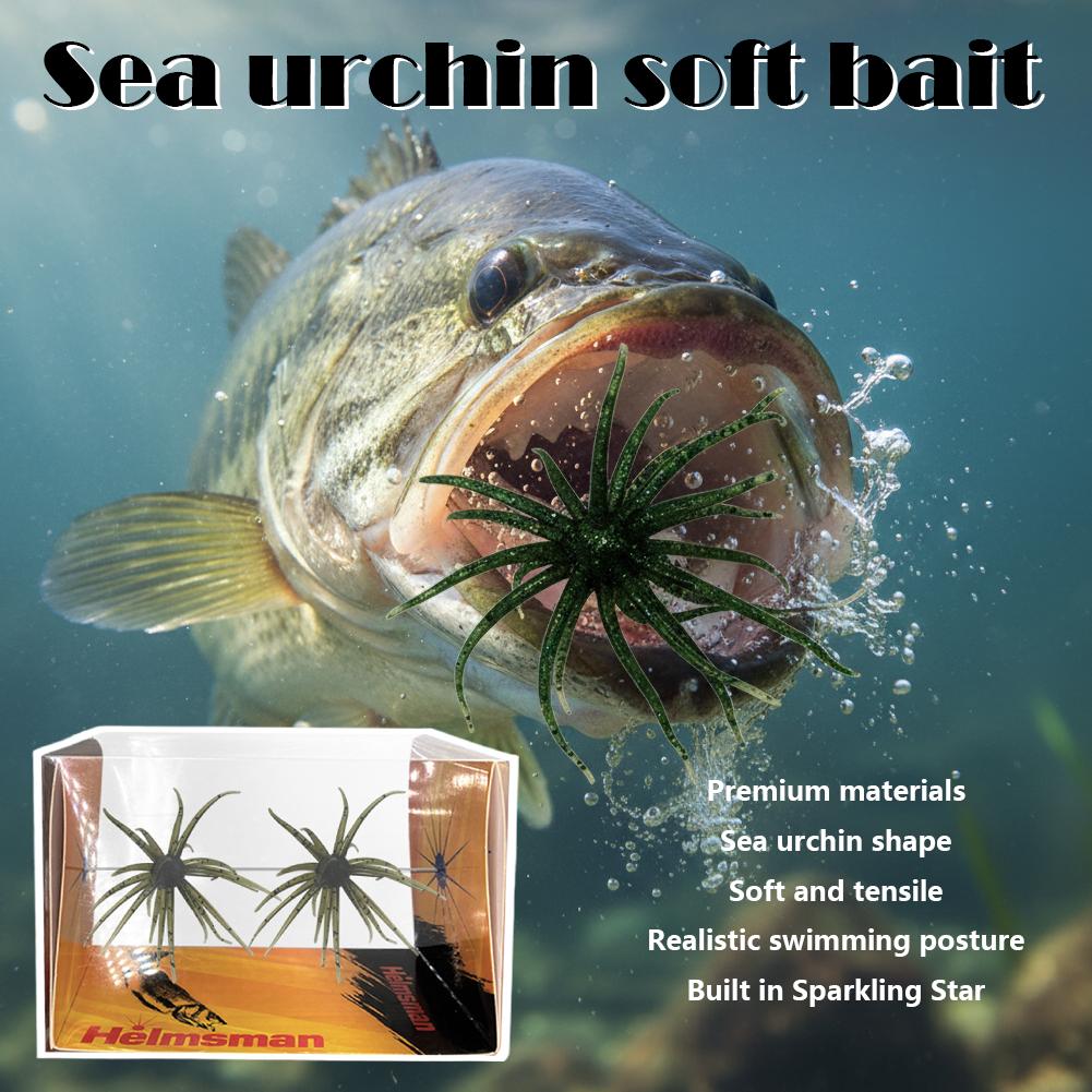 เหยื่อตกปลาซิลิโคนรูปเม่นทะเล  - Fishing Lure Swimbait บทวิจารณ์และราคา