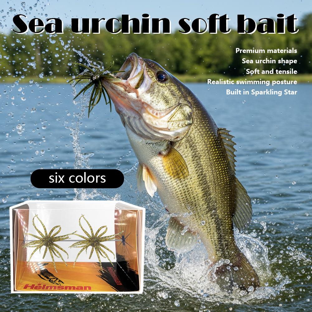 เหยื่อตกปลาซิลิโคนรูปเม่นทะเล  - Fishing Lure Swimbait บทวิจารณ์และราคา