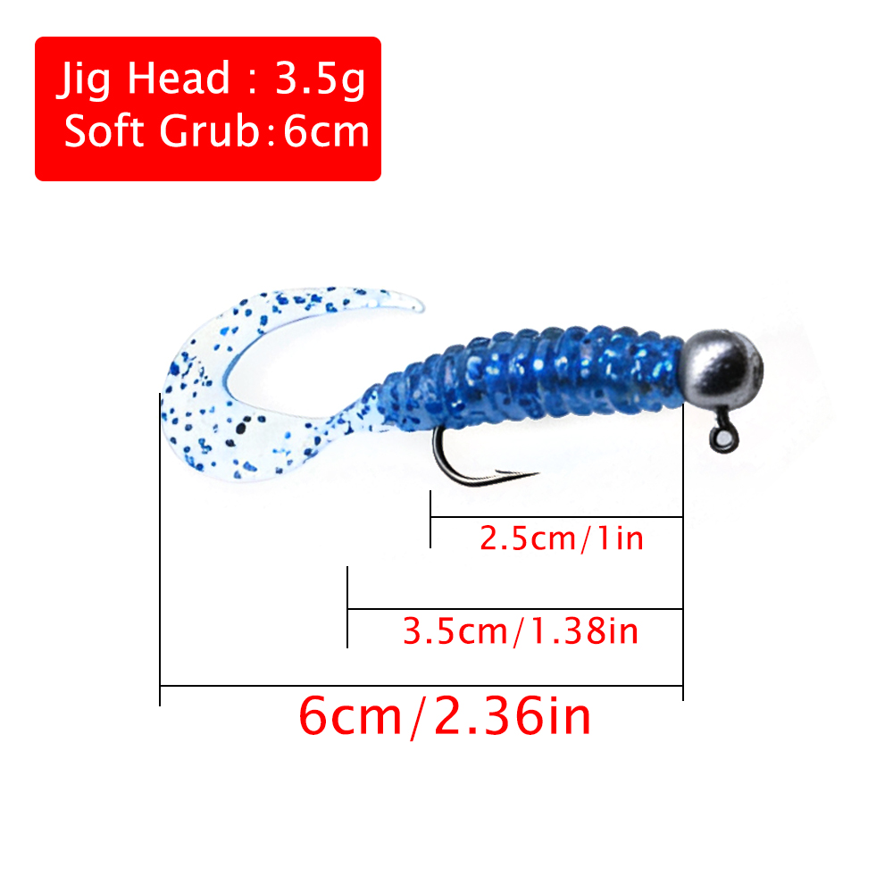 Mr.Lurion 10 ชิ้น/กล่อง เหยื่อ - Fishing Lure Soft Plastic บทวิจารณ์และราคา