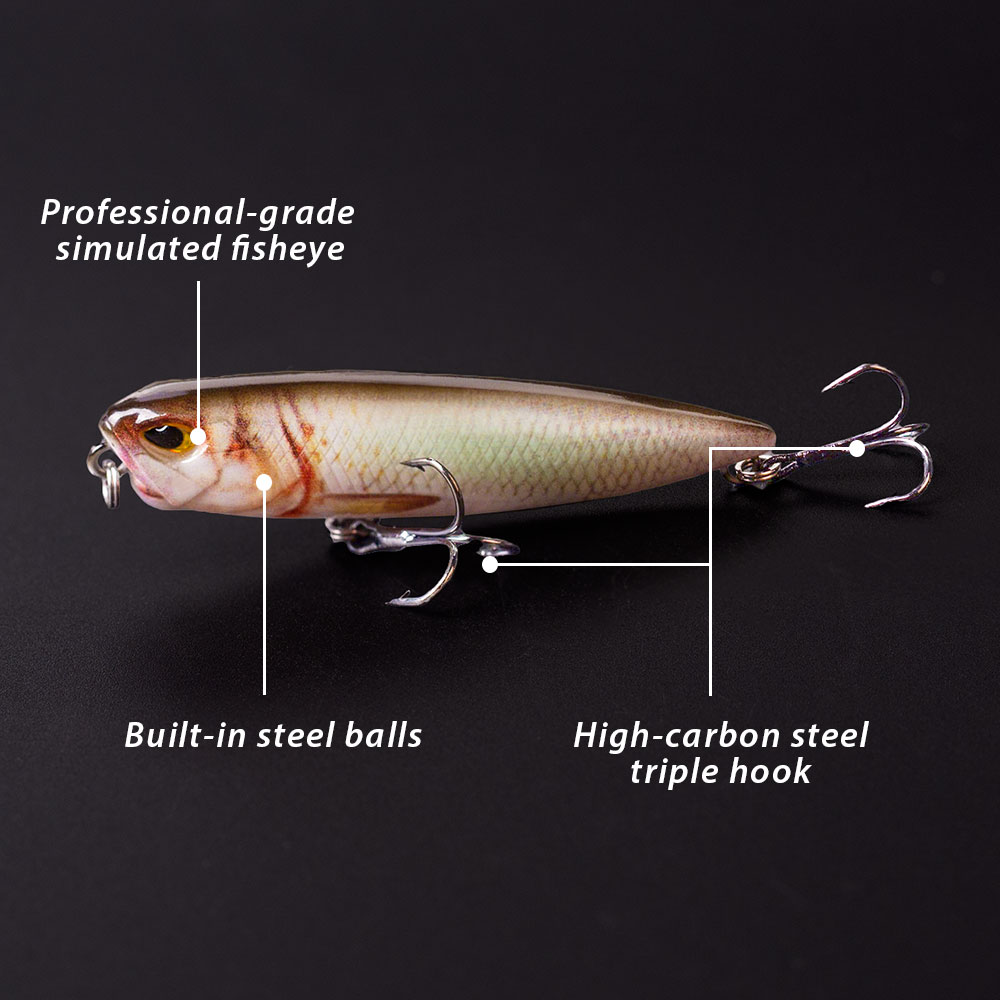 Hanlin Popper 6.5 ซม./2.56in/5 - Fishing Lure Popper บทวิจารณ์และราคา