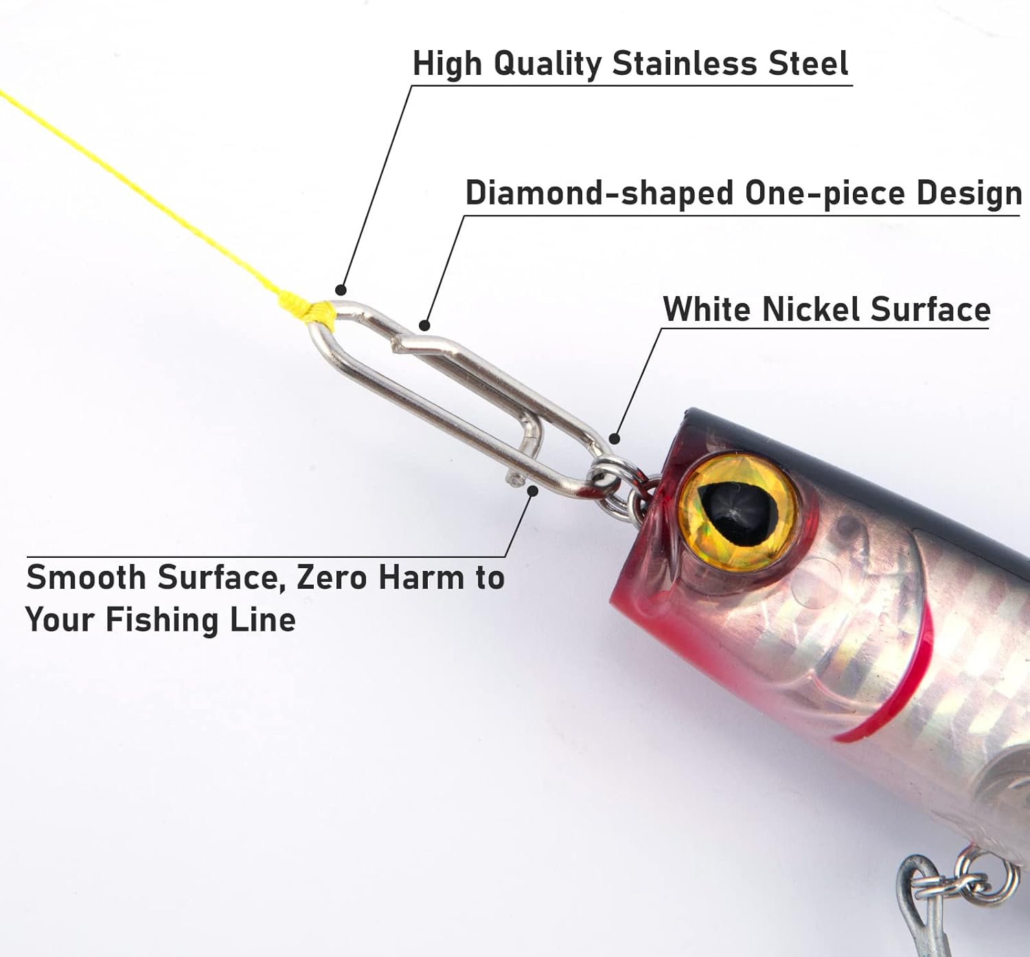 50 ชิ้น/แพ็คตกปลาความเร็วคลิปค - Fishing Lure Crankbait บทวิจารณ์และราคา