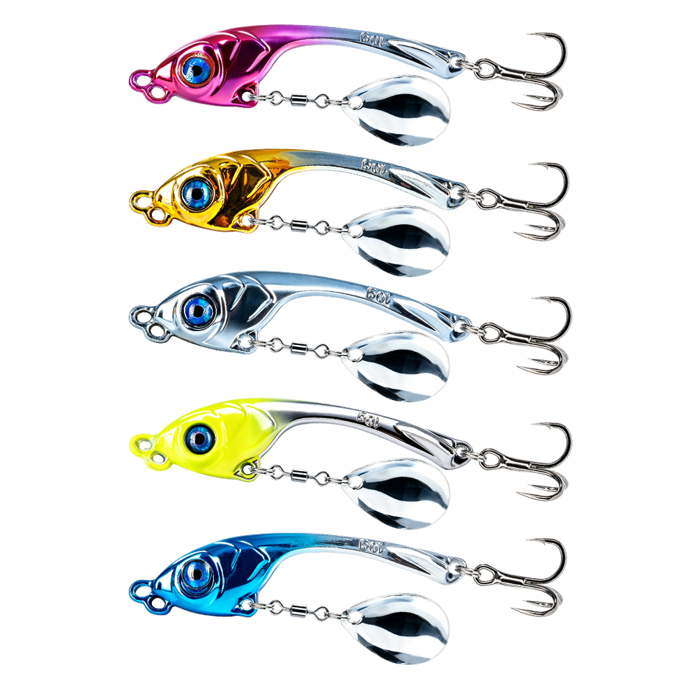เหยื่อตกปลาโลหะแบบ VIB 10 ชิ้น - Fishing Lure Spinnerbait บทวิจารณ์และราคา