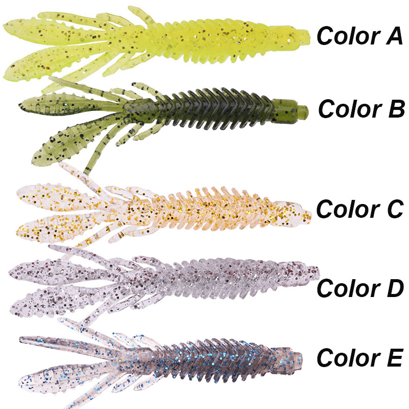 WESTBASS 5PCS Larva เหยื่อ1.8G - Fishing Lure Swimbait บทวิจารณ์และราคา