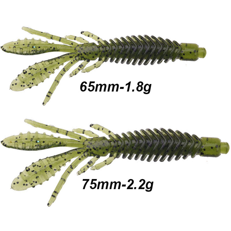 WESTBASS 5PCS Larva เหยื่อ1.8G - Fishing Lure Swimbait บทวิจารณ์และราคา