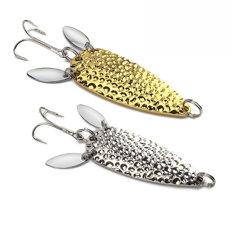 1 ชิ้นช้อนโลหะ Spinnerbait คู่ - Fishing Lure Spinnerbait บทวิจารณ์และราคา