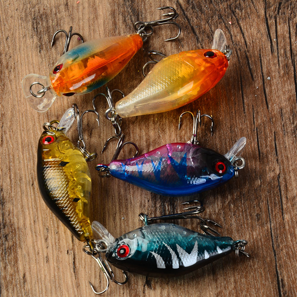 เหยื่อตกปลาแบบลอยน้ำ 5 ชิ้น เห - Fishing Lure Jerkbait บทวิจารณ์และราคา