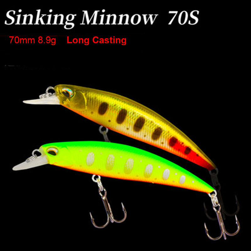 TSURINOYA Sinking Minnowหล่อยา - Fishing Lure Jerkbait บทวิจารณ์และราคา