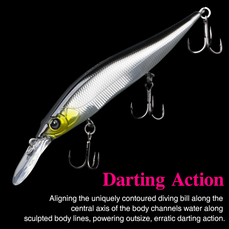 เหยื่อปลอมแบบจมช้า TSURINOYA ร - Fishing Lure Swimbait บทวิจารณ์และราคา