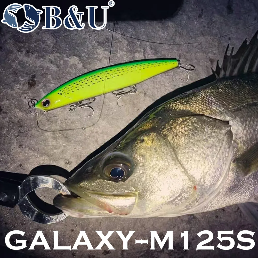 B & U 125mm Sinking Minnow เหย - Fishing Lure Crankbait บทวิจารณ์และราคา