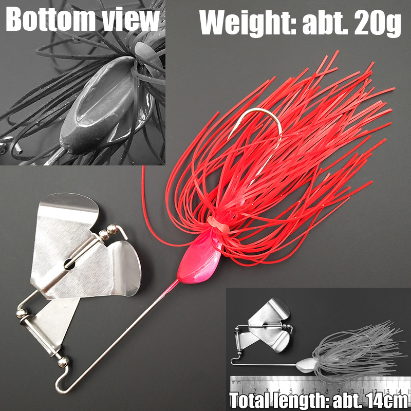 เหยื่อปลอมแบบหมุน Lunker Spinn - Fishing Lure Buzzbait บทวิจารณ์และราคา
