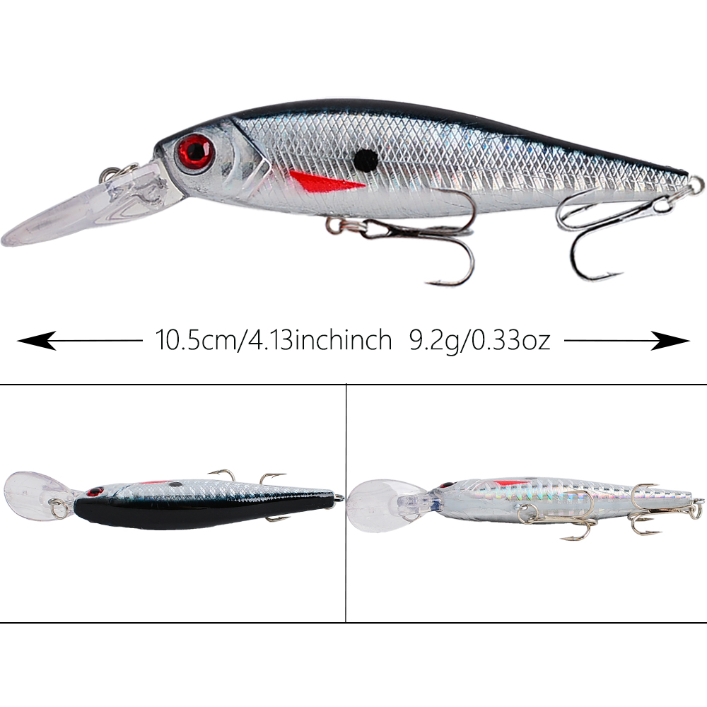 เหยื่อตกปลา 8 ชิ้น ขนาด 10 ซม. - Fishing Lure Swimbait บทวิจารณ์และราคา