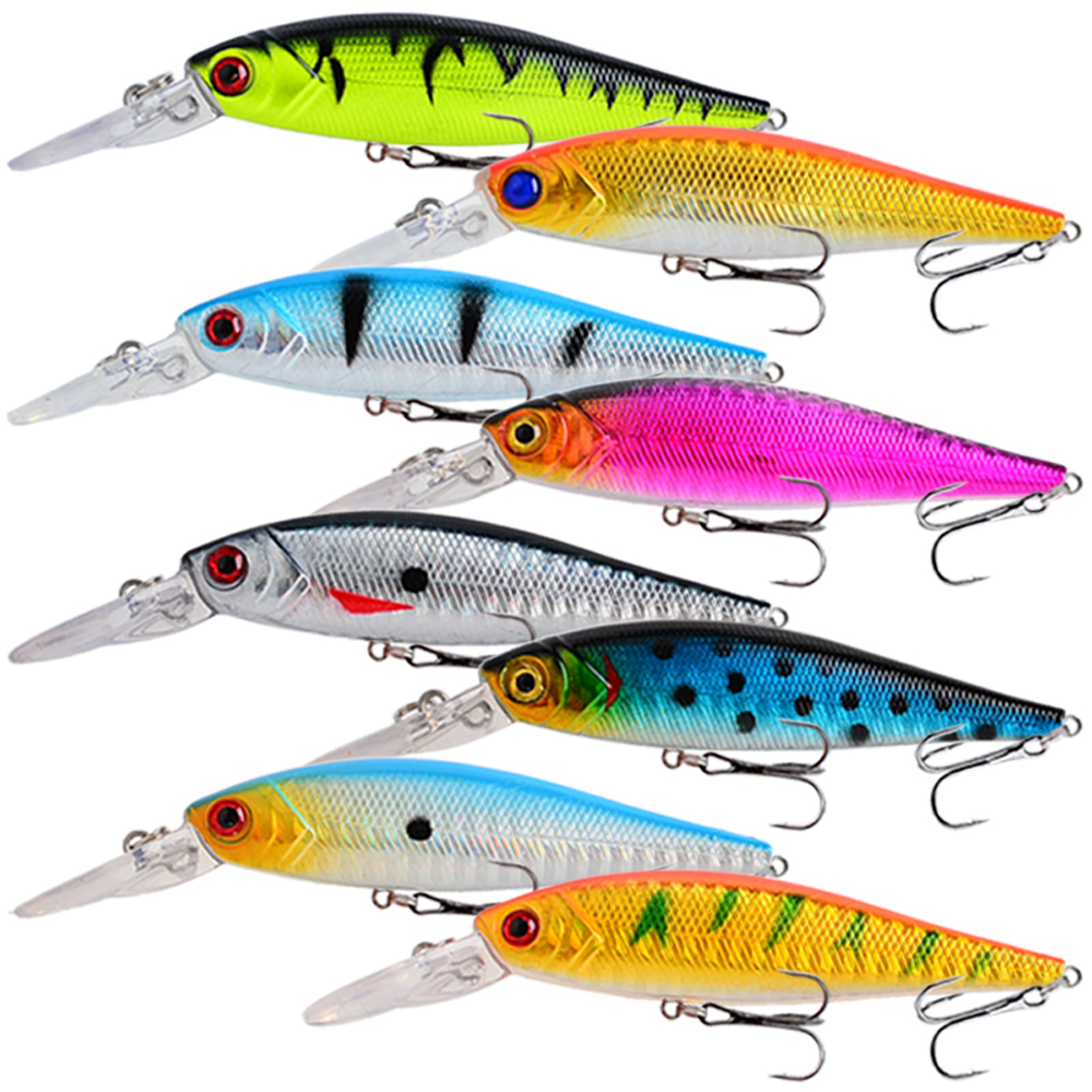 เหยื่อตกปลา 8 ชิ้น ขนาด 10 ซม. - Fishing Lure Swimbait บทวิจารณ์และราคา